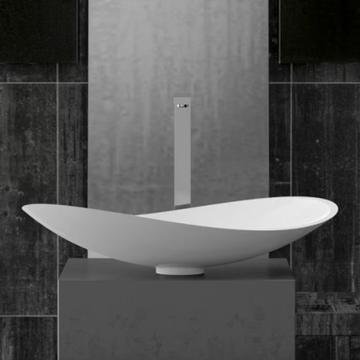 INFINITY STARLIGHT - Countertop single washbasin by Glass Design - view 3